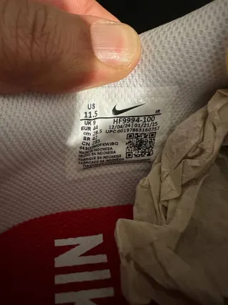 Nike Cortez Bianche Rosse