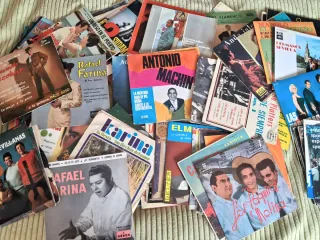 Colección de 107 Vinilos Singles Flamenco antiguo