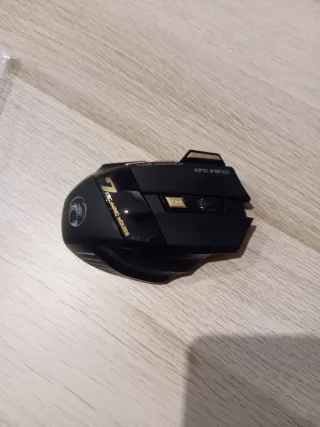 Ratón Gaming Inalámbrico Negro