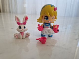 Pinypon Alicia País Maravillas + conejo