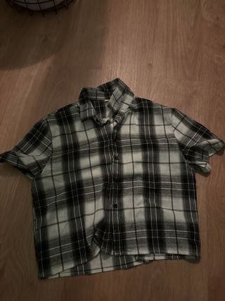 Camisa cuadros talla XS hombre