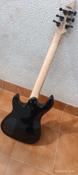 Guitarra Eléctrica Negra, Cort KX100bkm