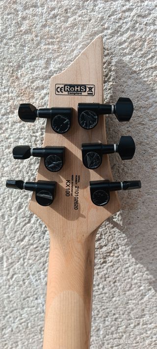 Guitarra Eléctrica Negra, Cort KX100bkm