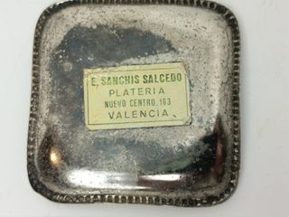 Bandeja Plata Vintage Pequeña