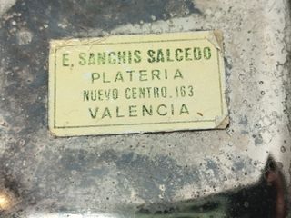 Bandeja Plata Vintage Pequeña