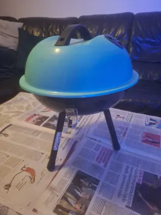 Barbacoa wok poco uso Tiene sarten cesta-parrilla