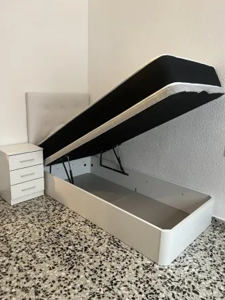 Canapé abatible blanco