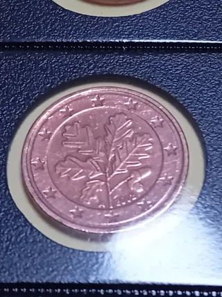 Lote 30 Monedas 5 Céntimos Hoja de Roble 2002