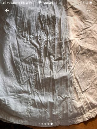 Vestido/camisón antiguo hilo bordado