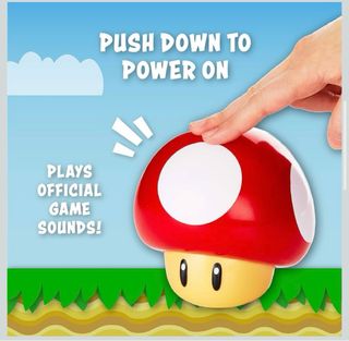Lámpara Super Mario Mushroom con Sonido - NUEVA