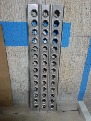 Planchas de desatasco metálicas Duraluminio.