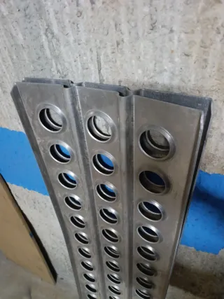 Planchas de desatasco metálicas Duraluminio.