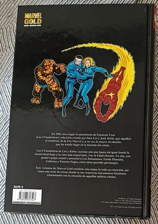 Marvel Gold 1, 2, 3 de los 4 Fantásticos