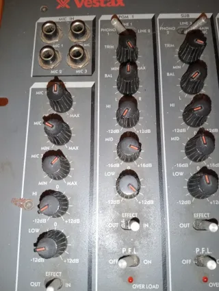 Mesa Vestax PMC 17A piezas