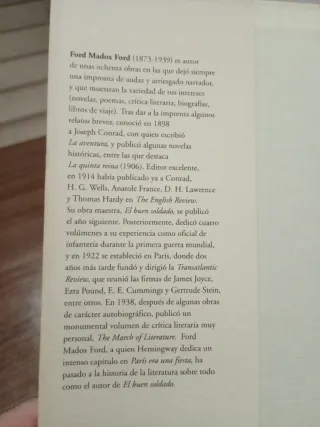 El buen soldado (Edhasa Literaria) (Spanish Edi...