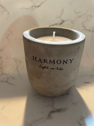 Vela gris de piedra con Cera de Soja