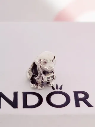Pandora Charm Cane Labrador Argento