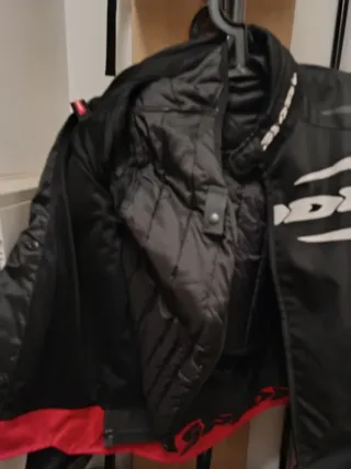 Chaqueta SPIDI Moto Negra y Blanca