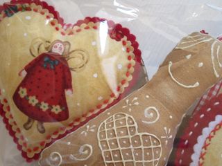 3 Decorazioni Fatte a Mano Fate Feltro Tessuto