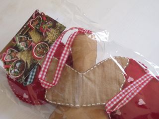 3 Decorazioni Fatte a Mano Fate Feltro Tessuto