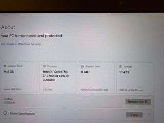 Portátil Gaming Asus ROG Strix i7