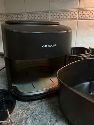 Freidora de aire Create negra 3.5L