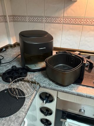 Freidora de aire Create negra 3.5L