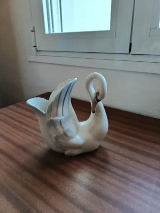 Jarrón Decorativo Cerámica Beige