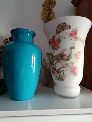 Jarrón Decorativo Cerámica Beige