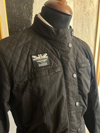 Giacca moto Triumph x Barbour size M donna