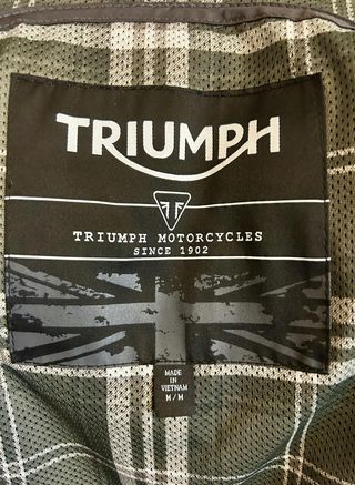 Giacca moto Triumph x Barbour size M donna
