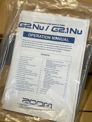 Pedal Multiefectos Guitarra Zoom G2.1 Nu