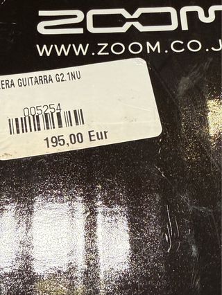 Pedal Multiefectos Guitarra Zoom G2.1 Nu