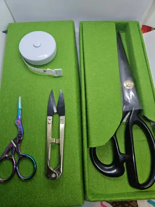 Set Tijeras Costura Profesional + Cinta Métrica