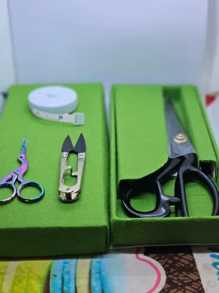 Set Tijeras Costura Profesional + Cinta Métrica