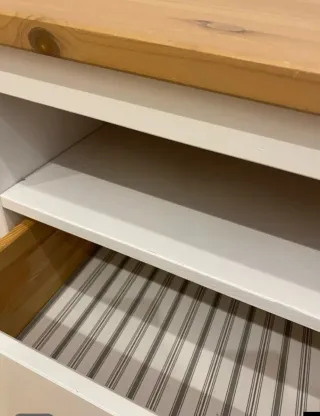 Mueble TV Hemnes Ikea Blanco y Madera