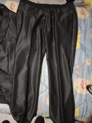 Traje italiano negro completo