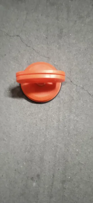 Ventosa naranja y negra