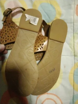 Chanclas de piel Talla 37