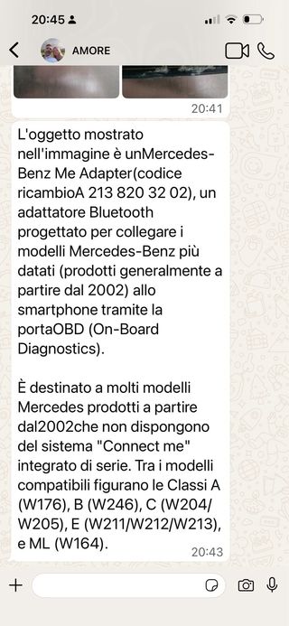 Adattatore Bluetooth Mercedes-Benz