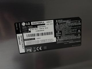 LG Smart TV 55” 4K UHD - Modelo 55UK7550PLA