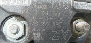 Alternador opel 0124325171 astra h 255272