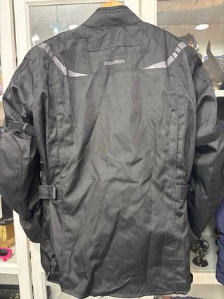 Chaqueta Moto MZONE Negra y Gris