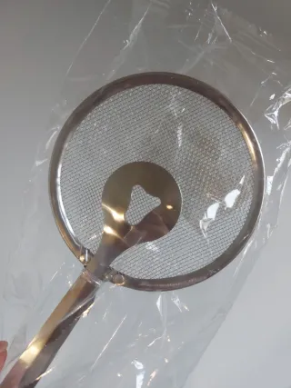 Pinza per fritti in metallo