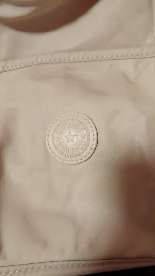 Bolso Kipling Art M Beige.