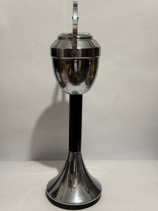 Posacenere da terra vintage cromato