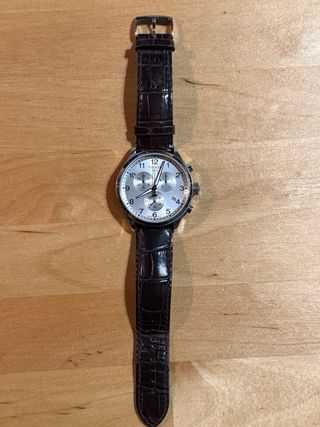 Reloj Tissot Cronógrafo Esfera Plateada