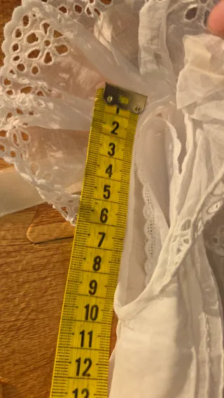 Vestido / batón de bautizo bebé con capota + forro