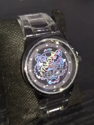 Reloj Kenzo Multicolor y negro