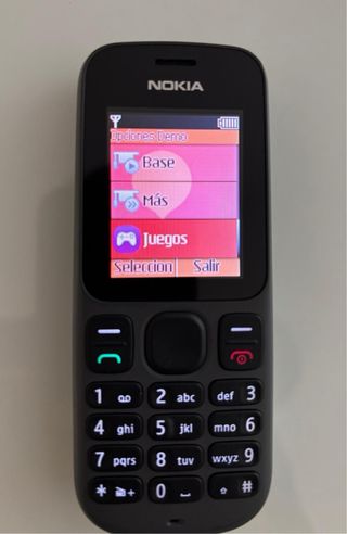 Teléfono Móvil Nokia 100 Negro